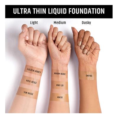Insight Cosmetics Ultra-Thin Second Skin Long Wear Foundation - Golden Honey 20 ml - Foundation