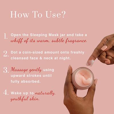 PureSense Anti-ageing Sleeping Mask with Retinol & Rosehip Oil Face Moisturiser & Night Cream for Women 50 gm - Face Mask