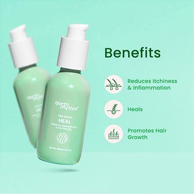 Earth Rhythm Neem, Moringa & Tea Tree Oil Hair Serum 50 gm - Hair Serums