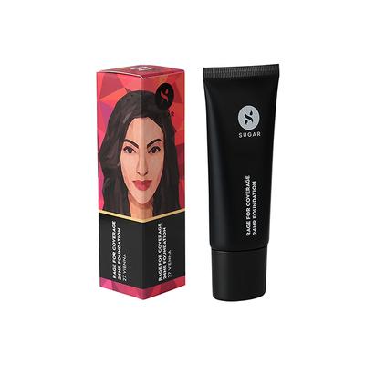 SUGAR Cosmetics Rage For Coverage 24Hr Foundation - 27 Vienna 25ml - Foundation
