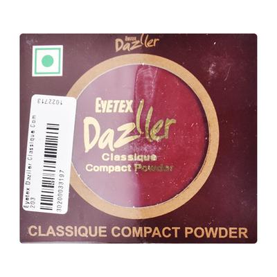 Eyetex Dazller Classique Compact Powder- 8010 Dusky 9 gm - Compact Powder