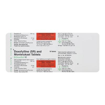 Doxiflo M Tablet 10'S - Asthma/COPD-Ast