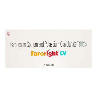 FARORIGHT CV Tablet 6's - Bacterial Infections-OBL