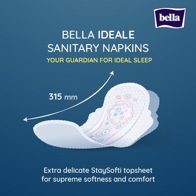Bella Ideale Stay Drai Night Pads - Ultra Thin 14's - Sanitary Napkins