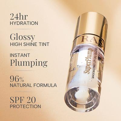 RAS Luxury Skincare Super Plump Lip Oil Gloss - Glass Glow 9 ml - Lip Glosses