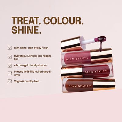 Diam Beauty Love Potion Lip Oil - Chocolate 5 ml - Lip Glosses