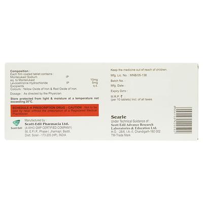 LEVOMONT LC Tablet 10's - Allergies-Ant