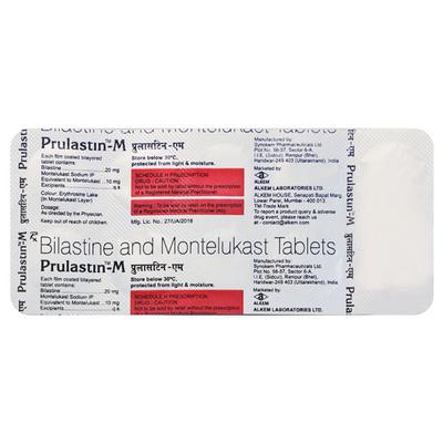 PRULASTIN M Tablet 10's - Allergies-Ant