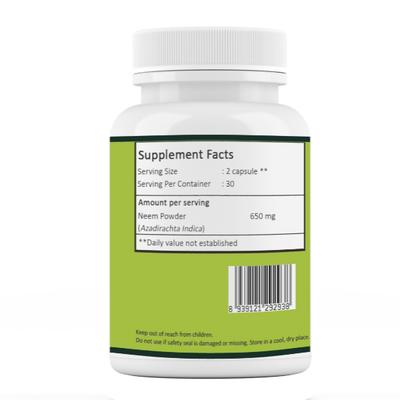 Vansattva Neem Capsule 60's - Speciality Medicines