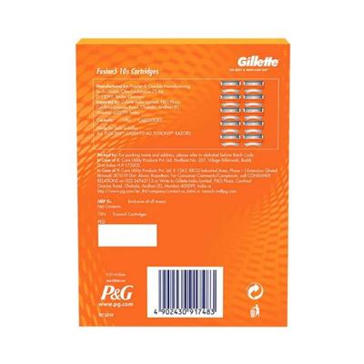 Gillette Fusion 5 Cartridges 10's - Razors & Cartridges