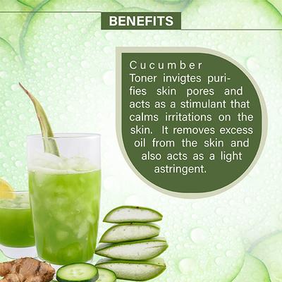 Aryanveda Cucumber Face Toner for Glowing Skin For Men & Women 1000 ml - Toners