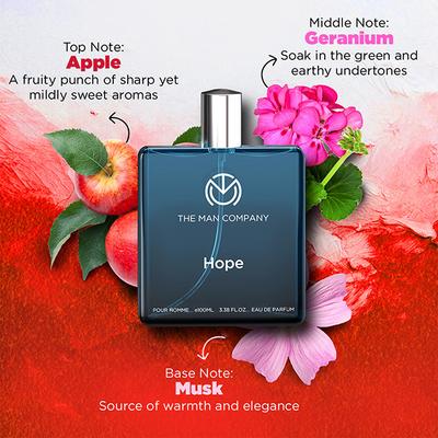 The Man Company Hope Perfume For Men - Premium Long-Lasting Eau De Parfum 100 ml - Men Perfumes (Edt/Edp)
