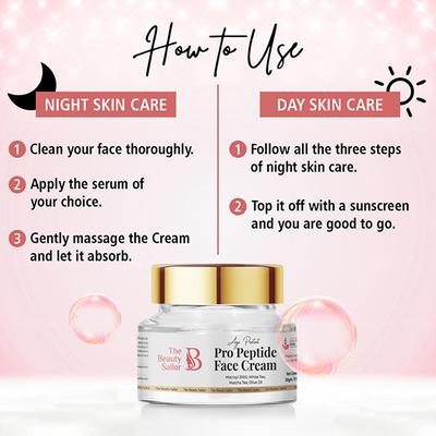The Beauty Sailor Pro Peptide Face Cream Anti-Aging and Rejuvenating 50 gm - Day Cream