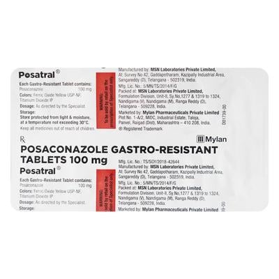 POSATRAL 100 Tablet 10's - Fungal Infections-Anf