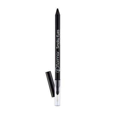 Flormar Smoky Eyes Waterproof Eyeliner 01 Carbon Black 1.14 gm - Eyeliners