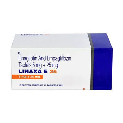 LINAXA E 25 Tablet 10's - Diabetes-Ant