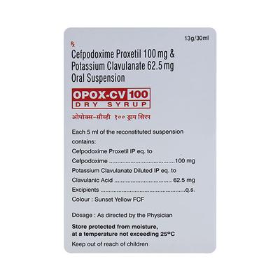 Opox CV 100mg Dry Syrup 30ml - Bacterial Infections-Cep