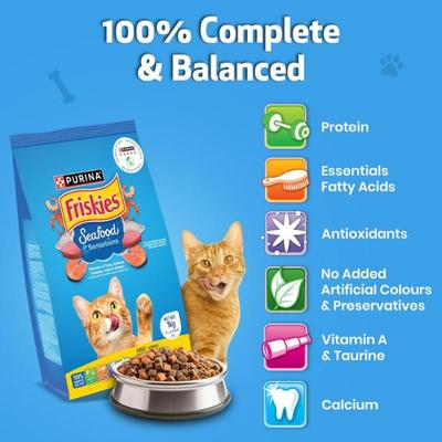 Nestle Purina Friskies Seafood Sensations Cat Food 1 kg - Petfood