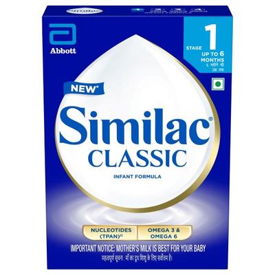 Similac Classic Infant Formula stage 1 Powder (Up to 6 months) Refill Pack 400 g - Baby And Infant Supplements