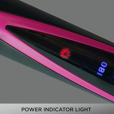 VEGA Self Style Hair Straightener With Temperature Control and Ceramic Coated Plates (VHSH-27) Black 1 gm - Straighteners