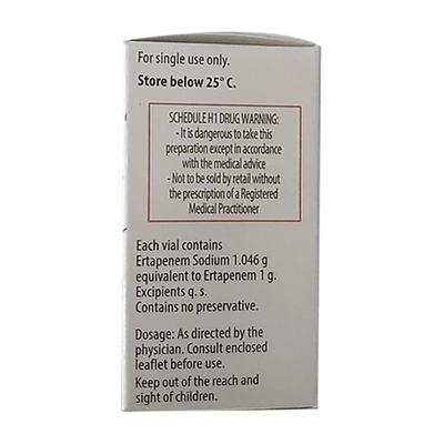 INVANZ 1gm Injection 1's - Bacterial Infections-OAB