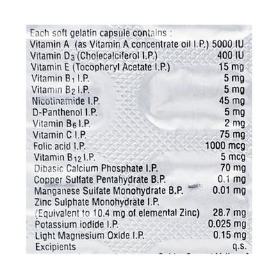 Becosules Plus Capsule 30'S - Supplements-Vam