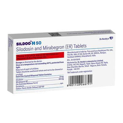 SILDOO M 50 Tablet 10's - Bladder And Prostate Disorders-Dru