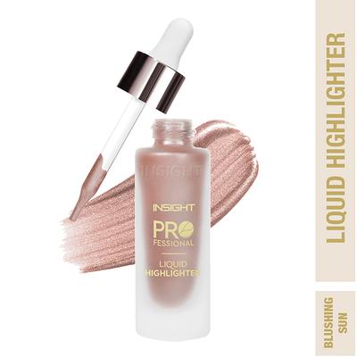 Insight Professional Liquid Highlighter - Blushing Sun 25 gm - Highlighters & Illuminators