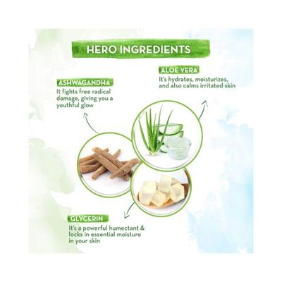 Mamaearth Aloe Vera Face Wash with Aloe Vera & Ashwagandha for a Youthful Glow 100 ml - Face Wash & Cleansers