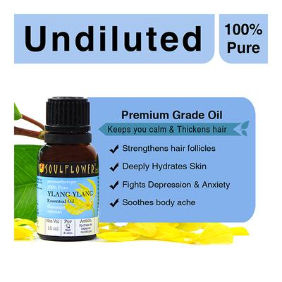 Soulflower Essential Oil - Ylang Ylang 15 ml - Essential Oils