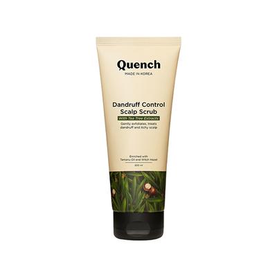 Quench Dandruff Control Scalp Scrub with Tea Tree Extracts 200 ml - Hair Masks & Packs