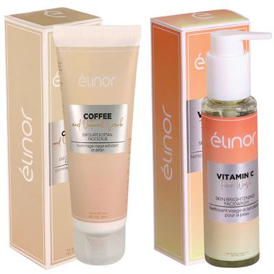 Elinor Vitamin C Face Wash + Coffee & Oatmeal Scrub 200 gm - Face Washes