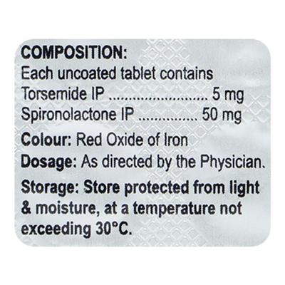 ALDACTONE T 5 Tablet 15's - Hypertension-Diu