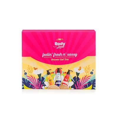 Plum BodyLovin Feelin Fresh n Sassy Shower Gel Trio 720 ml - Shower Gels & Body Wash