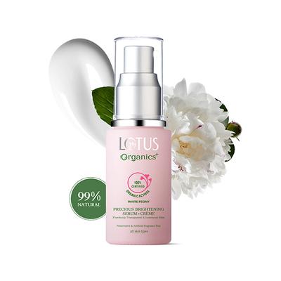 Lotus Organics Precious Brightening Serum+Creme 30 ml - Face Serum