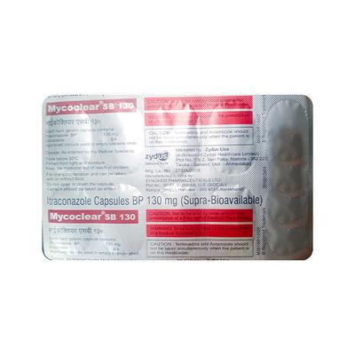 MYCOCLEAR SB 130 Capsule 10's - Fungal Infections-Anf