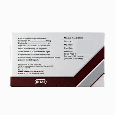 Tretiva 20mg Capsule 10'S - Acne-Acn
