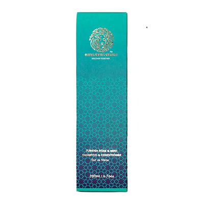 Global Beauty Secrets Turkish Rose and Mint Shampoo and Conditioner 200 ml - Shampoos