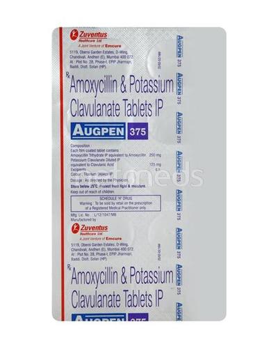 Augpen 375mg Tablet 10'S - Bacterial Infections-Pen