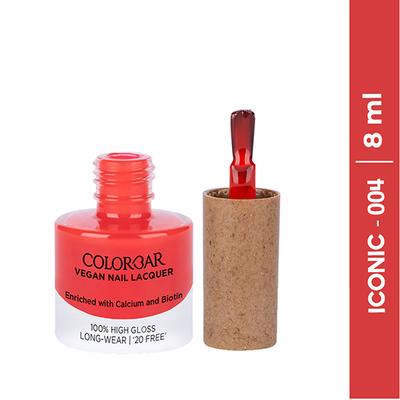 Colorbar Vegan Nail Lacquer Iconic-004 8 ml - Nail Polish