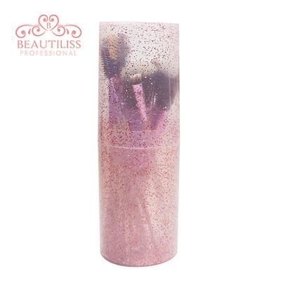 Beautiliss Professional Glitter Dust Makeup Brush with shimmer storage case 12's - Face Brush