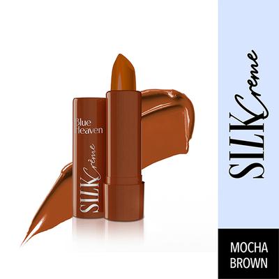 Blue Heaven Silk Creme Lipstick For Women, S-09 Mocha Brown 4 gm - Lipsticks