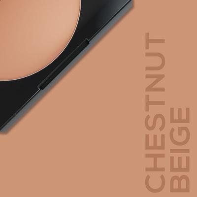 RENEE Face Base Compact - Chestnut Beige 9 gm - Compact Powder