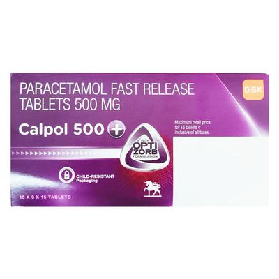 CALPOL 500 + Tablet 15's - Fever-Ana