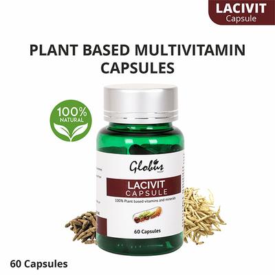 Globus Naturals Lacivit Plant Based Multivitamin Capsules 1's - Speciality Medicines