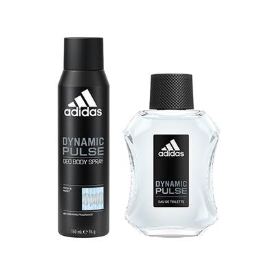 Adidas Dynamic Pulse Eau De Toilette 100ml + Deodorant Spray 150ml 2's - Men Deodorants/Roll-Ons