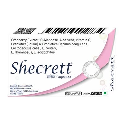 SHECRETT Capsule 10's - Uti Infections-Oth