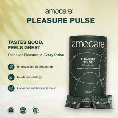 Amocare Pleasure Pulse Enhancer Gummies - Men 60's - Other Supplements