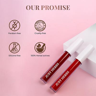 Just Herbs Liquid Sindoor Long Lasting Quick Dry - Ruby Red 5 ml - Sindoor
