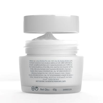 Lotus Herbals Whiteglow Skin Whitening & Brightening Deep Moisturising Creme Spf 20 Pa+++ 60 Gm - Face Sunscreen